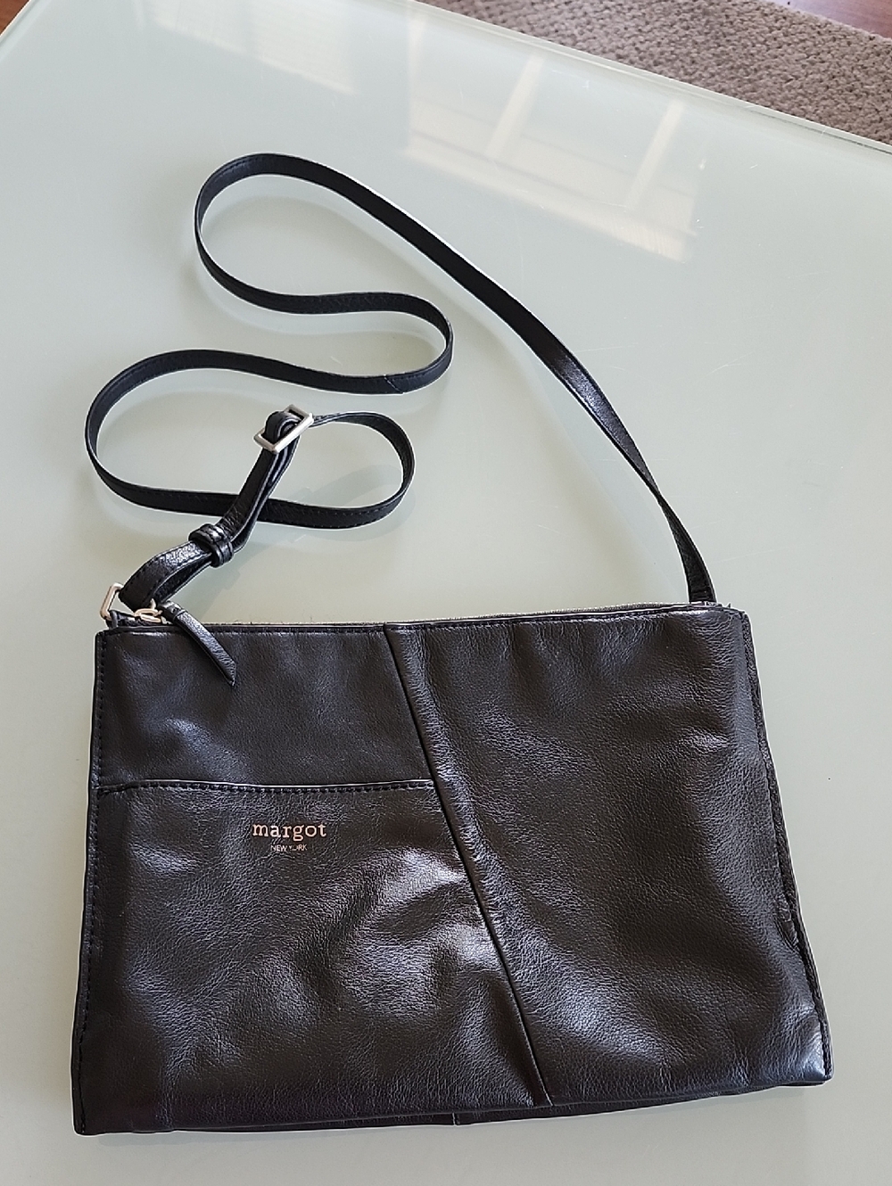 Anthropologie Margot‎ Black Leather Bag